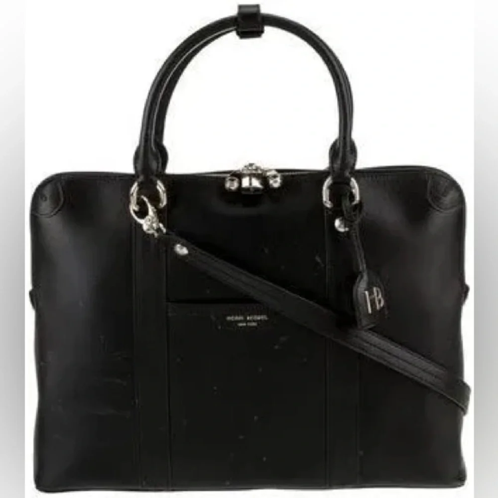 NEW Henri Bendel Noho Pebbled Briefcase - Picture 10 of 11